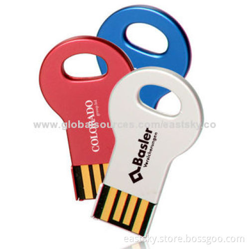 Key shape pen drive, like a key, logos imprint and advertisement data pre-loading are welcome